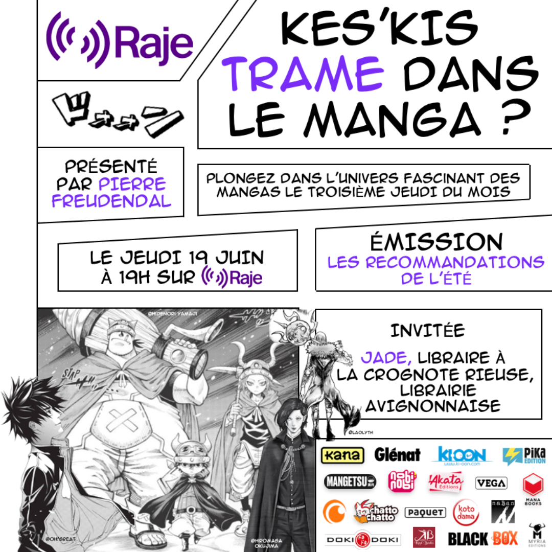 Kes'kis trame dans le manga ? - Les recommandations de l'été